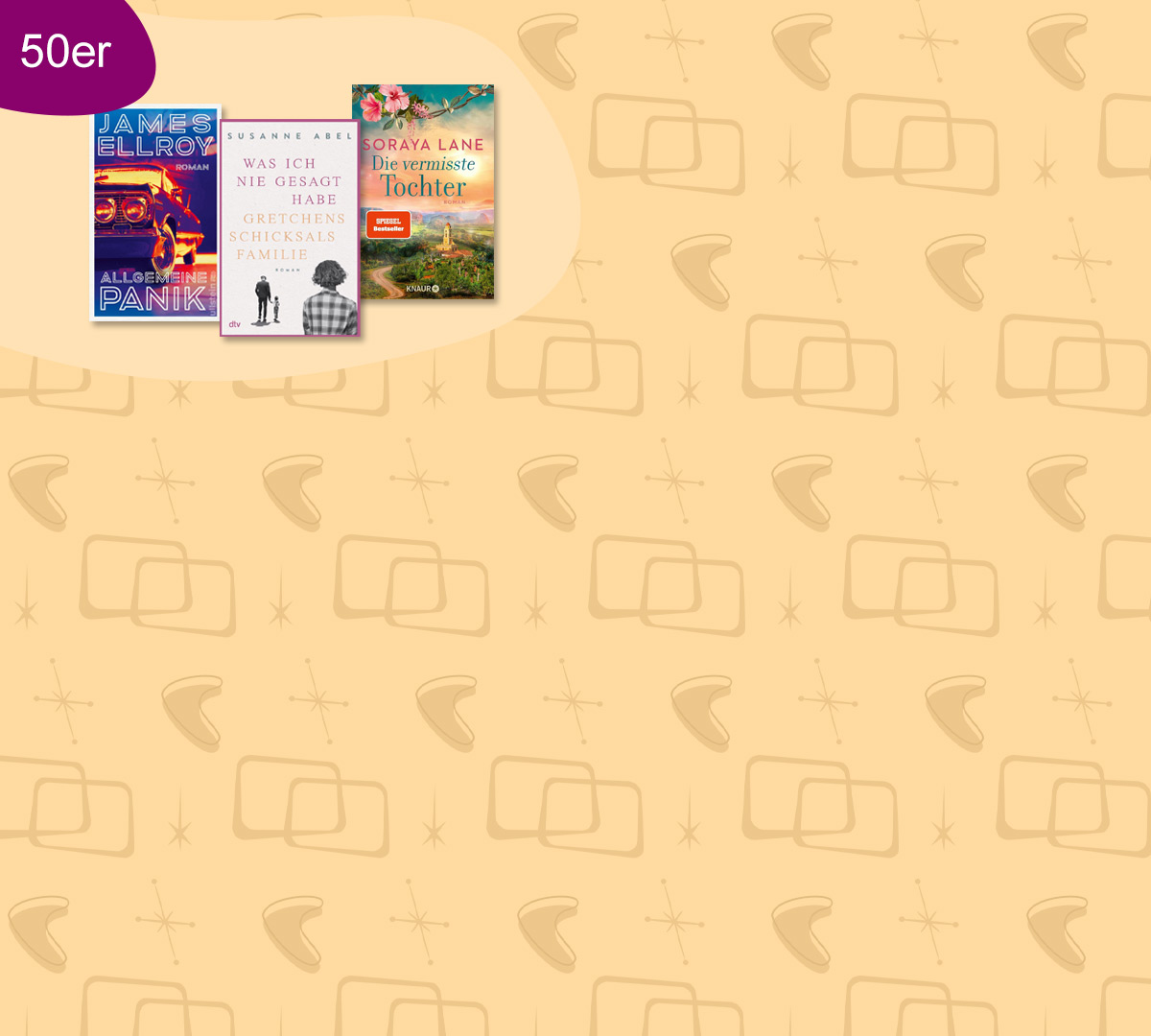 Fünf Jahrzehnte. 1000 Gefühle. Ein Lesesommer - die 50er bei eBook.de