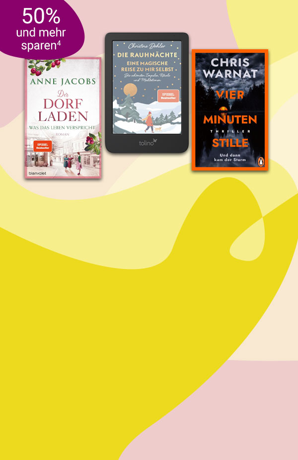 Leseglück für Schnäppchenjäger - Bestseller-Aktion bei eBook.de