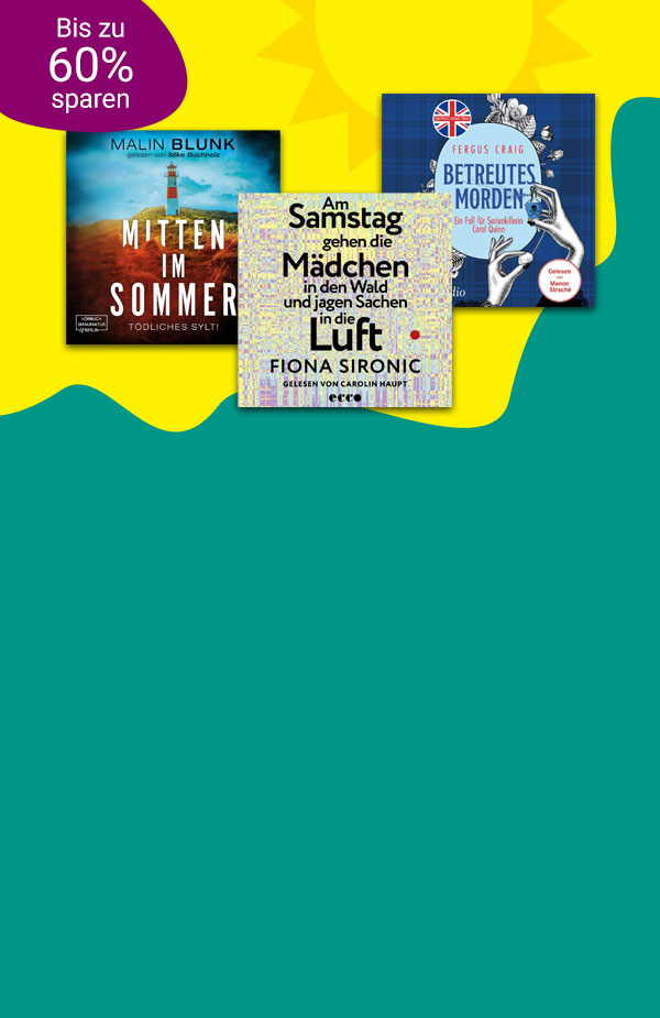 Sommer, Sonne, Lieblingsbücher: Bestseller Hörbücher reduziert bei eBook.de