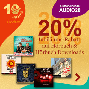 10 Jahre eBook.de: 20% sparen auf alle Hörbücher bei eBook.de