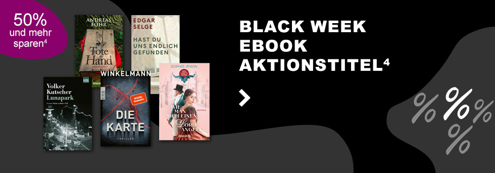 eBook Aktionspreise zur Black Week