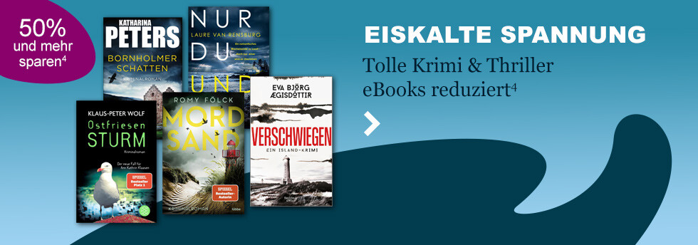 Eiskalte Spannung - Krimis & Thriller reduziert bei eBook.de