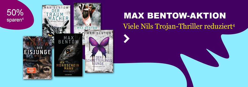 Max Bentow-Aktion: Viele Nils Trojan-Thriller reduziert