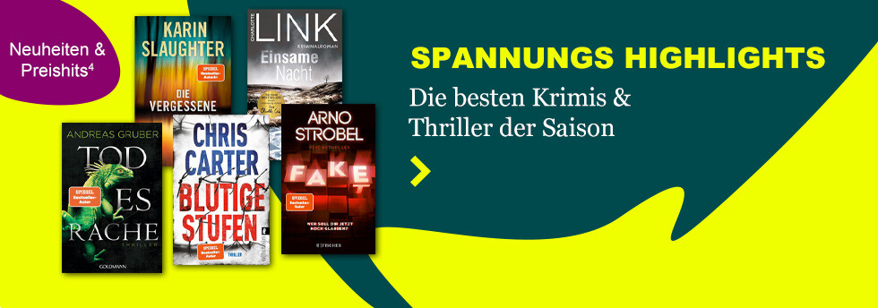 Spannungs Highlights: Die besten Krimis & Thriller der Saison bei eBook.de