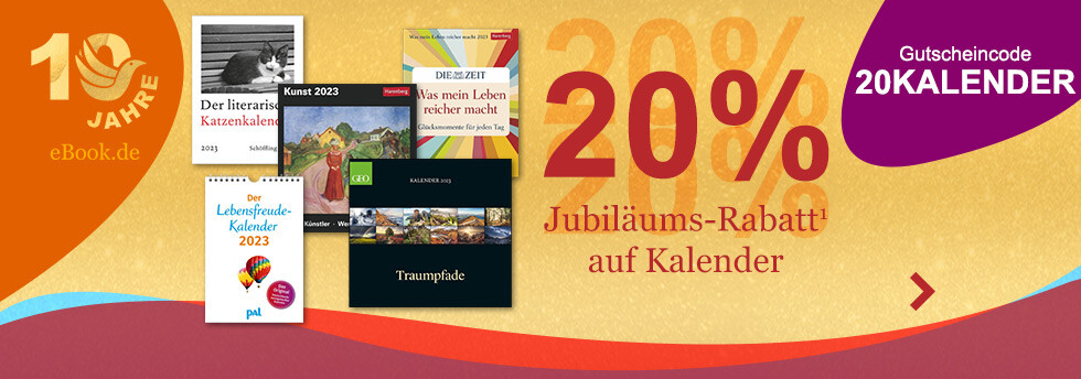 10 Jahre eBook.de: 20% sparen auf Kalender