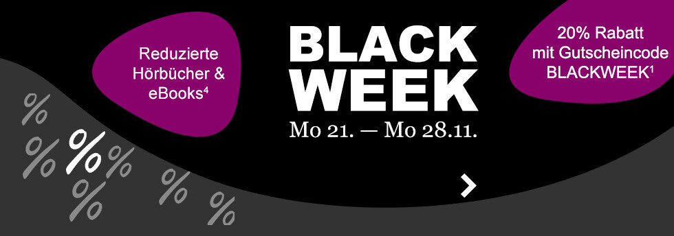 Tolle Angebote und Rabatte zur Black Week bom 21.11. - 28.11.2022