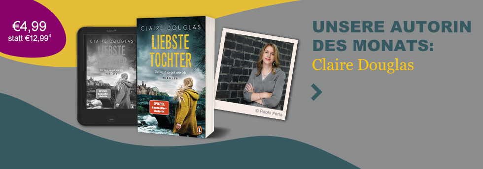 Autorin des Monats bei eBook.de: Claire Douglas