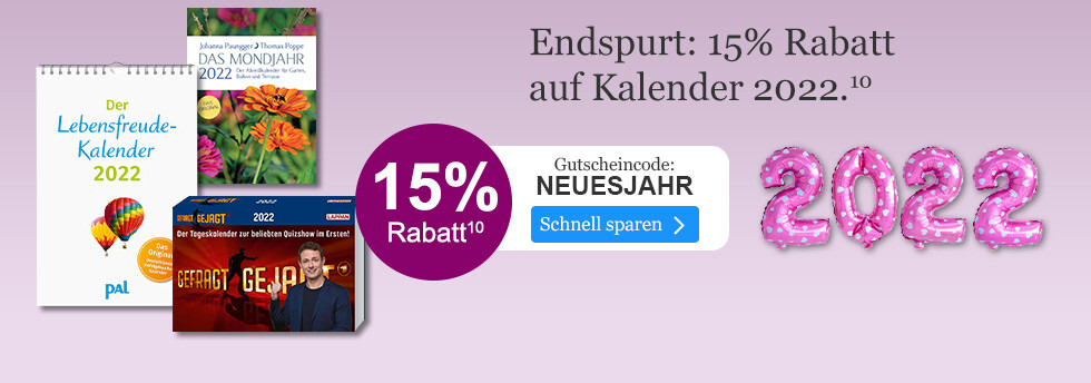 15% sparen auf Kalender für 2022 bei eBook.de