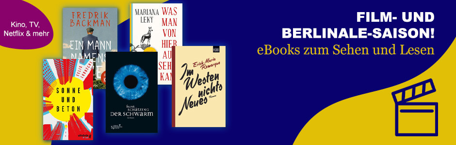 Film- & Berlinale-Saison: eBooks zum Sehen und Lesen bei eBook.de