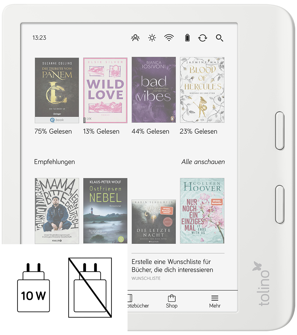 Den tolino vision color eBook Reader portofrei bei eBook.de kaufen